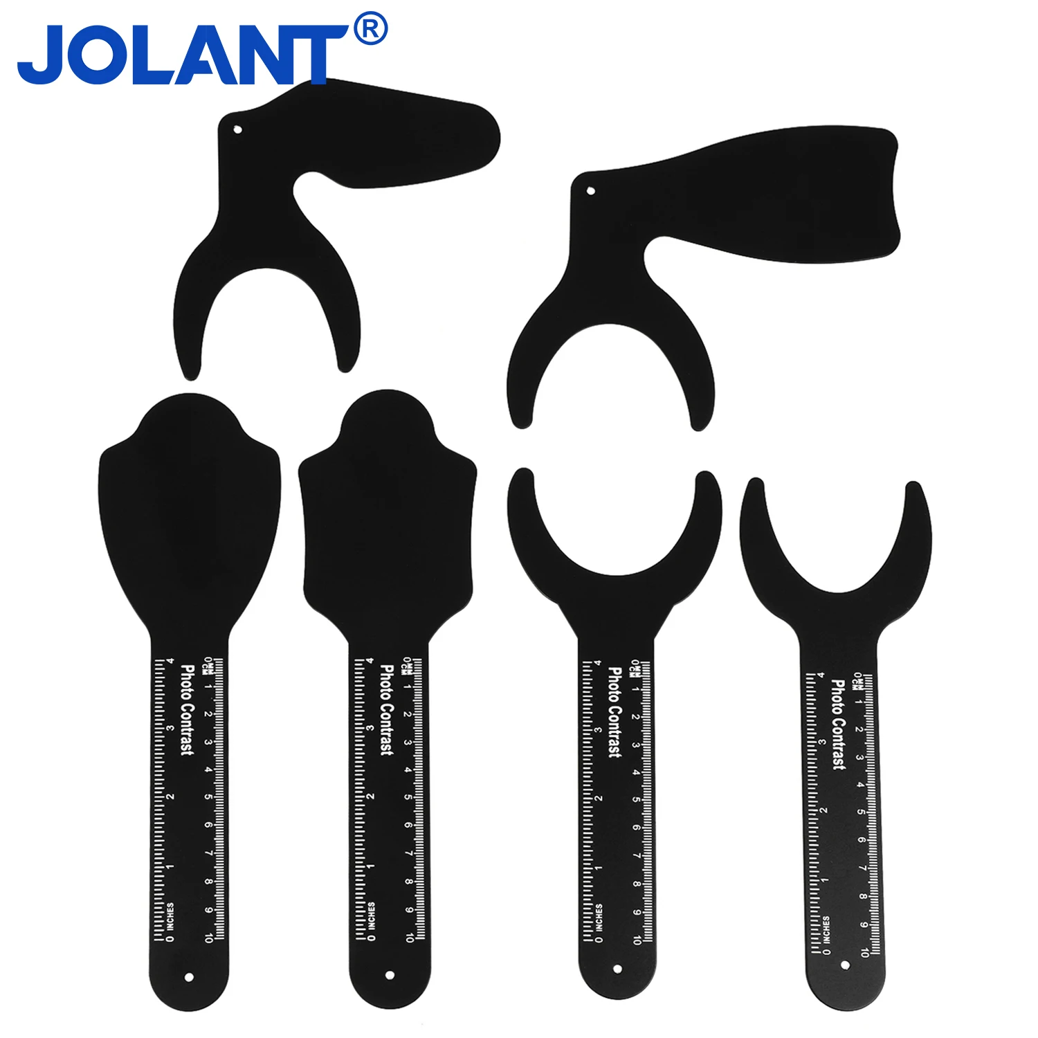 

JOLANT 1PC Dental Photo Contraster Orthodontic Black Background Image Contrast Board Oral Macro Shot Tool Scale Mark Auto