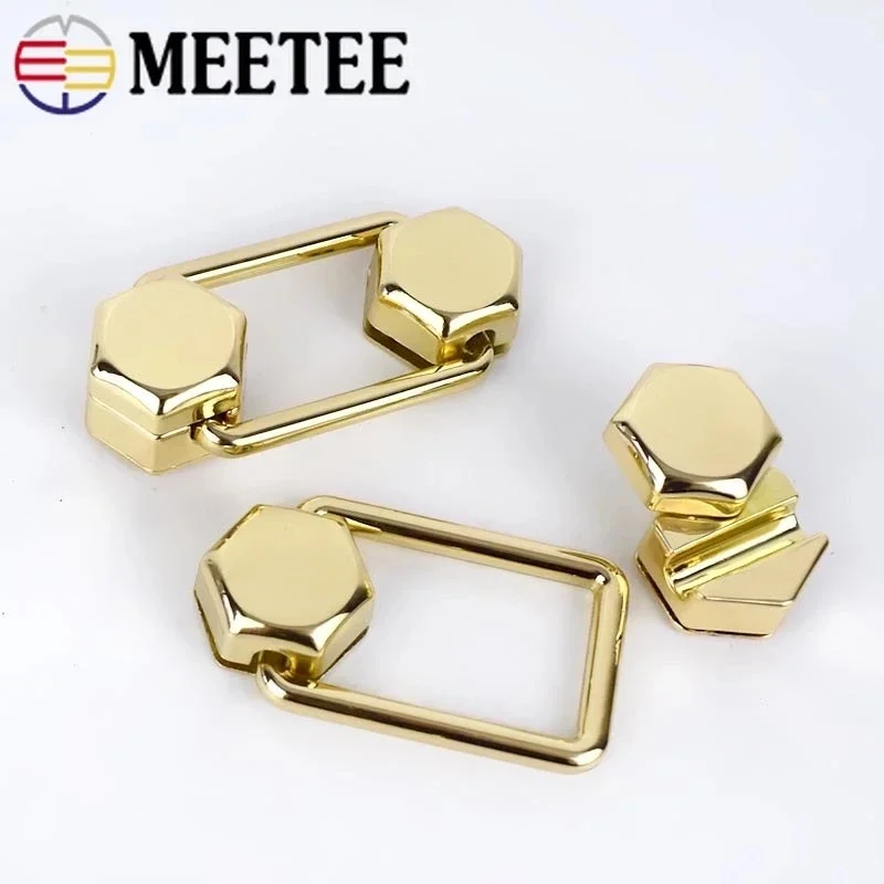 2Pcs Gold Metal Lock Clasp Turn Twist Locks for Wallet Handbag Closure Snap Clip Buckle DIY Garment Hardware Repair Accessories