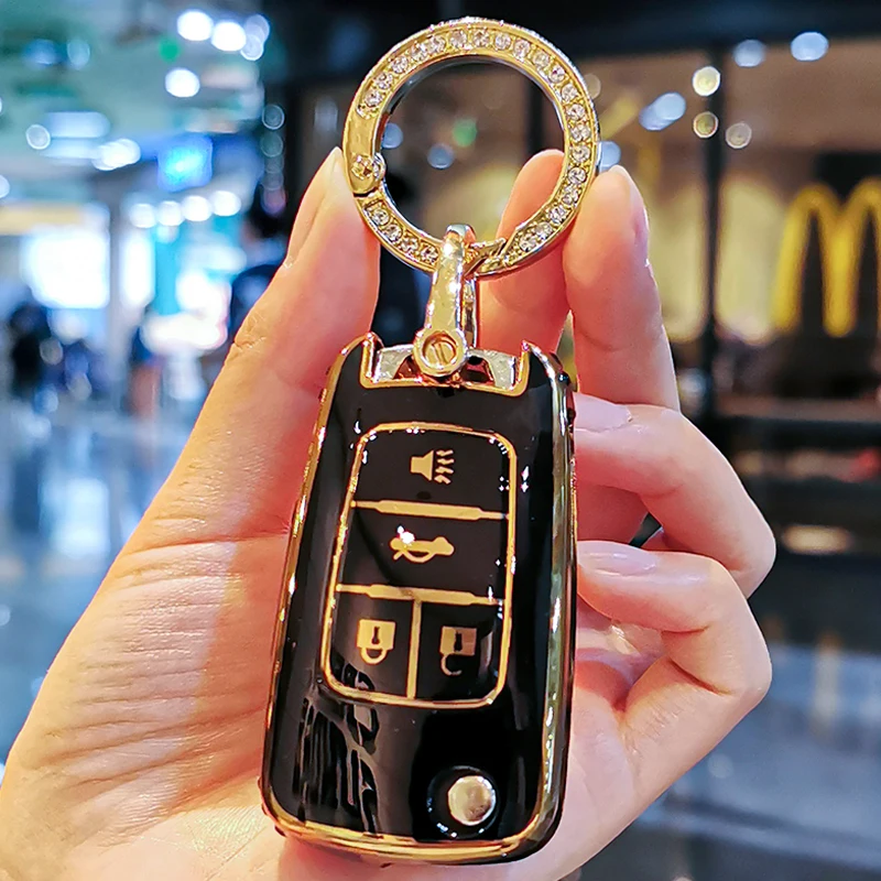 New TPU Car Key Cases Cover For Buick For Chevrolet Cruze Aveo Trax Sail Malibu Opel Astra Corsa Meriva Zafira Vauxhall Antara J