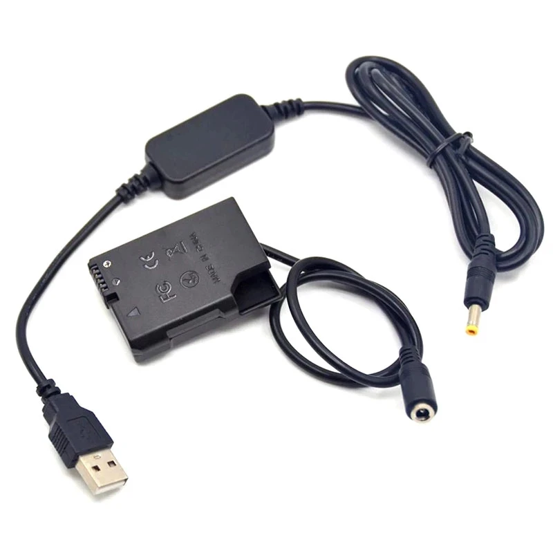 Imagem -02 - Bateria Falsa e Cabo de Alimentação Usb Adaptador para Nikon P7800 P7100 D5500 D5600 D3300 D3400 D5100 D3200 Ep5a