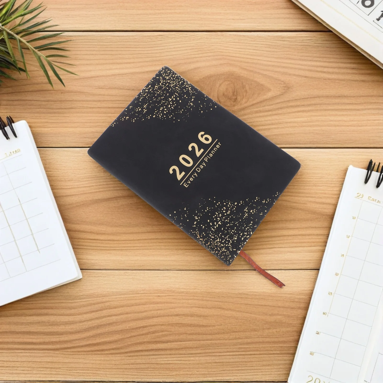 2026 Daily Planner Monthly Weekly Calendar Book January to December Hardcover Organizer A5 Size Office School Home Use