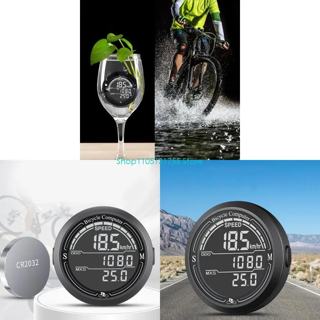

K0EF Road Bikes Computer Wireless Cyclings Computer Large Screen Waterproofs Bicycles Speedometers Odometers Easily to Operate