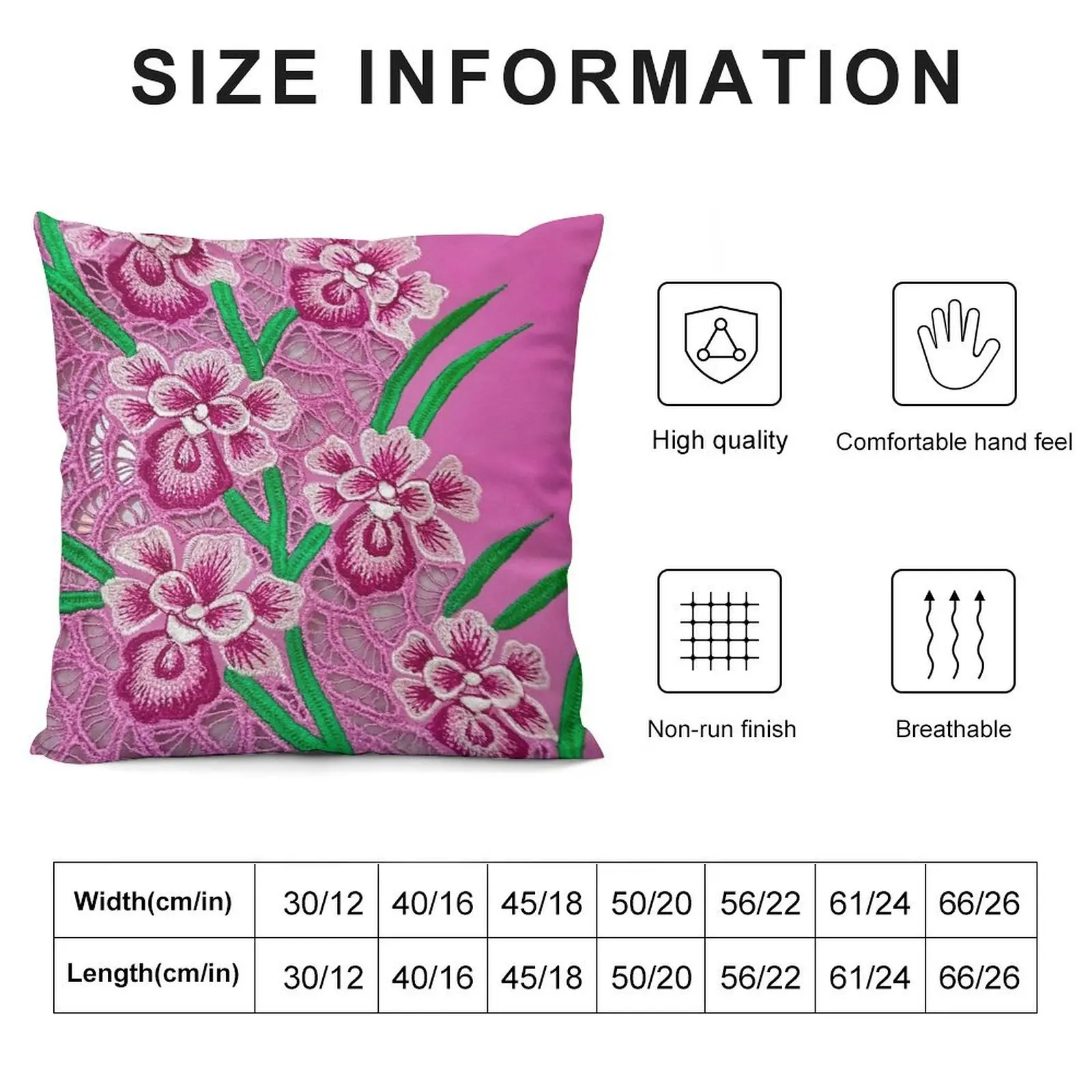 EMBROIDERY PERANAKAN KEBAYA - ORCHID Throw Pillow Sofa Cushions luxury sofa pillows pillow