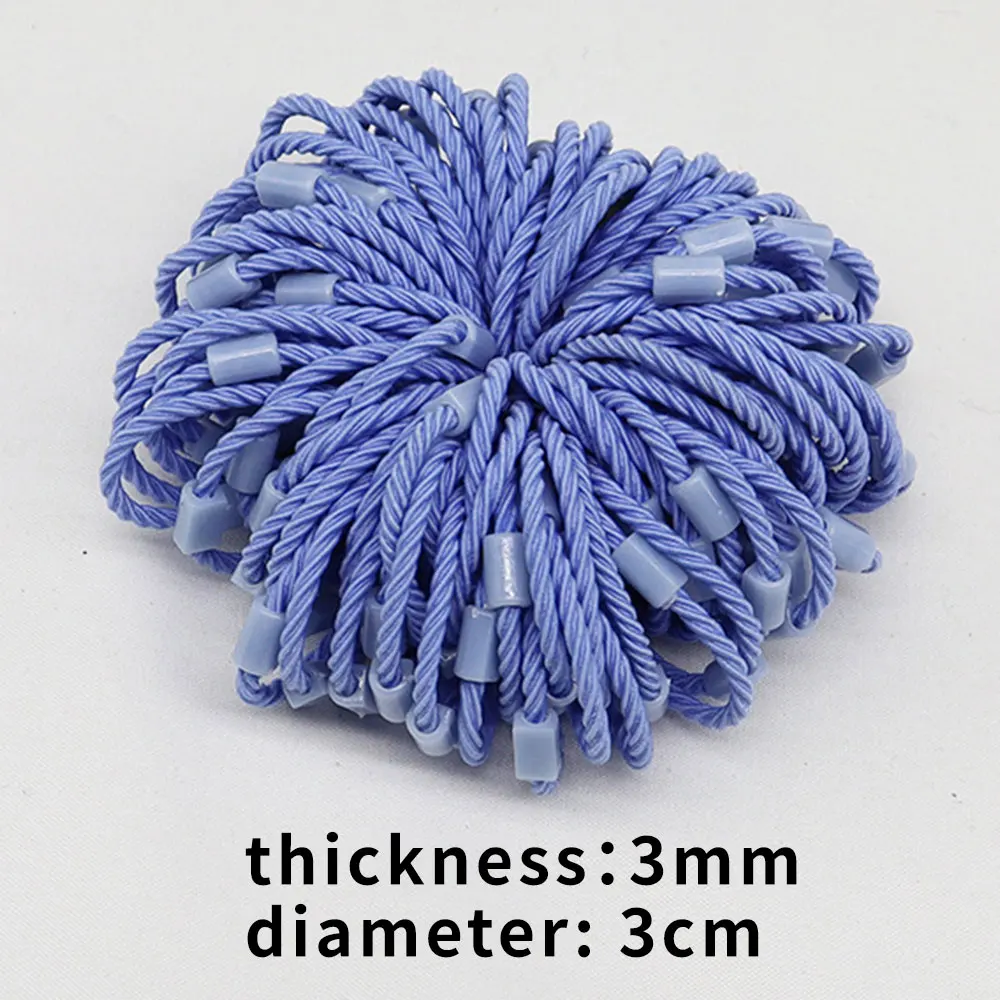 10pcs 3MM Color Elastic Hair Bands for Girls Hairband Rubber Ties Ponytail Holder Scrunchies Women Hair Accessories