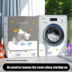 Automatic Washing Machine Cover Cabinet Clothes Washer Double  Outdoor Waterproof Different Size Front Loading PassporT Dryer