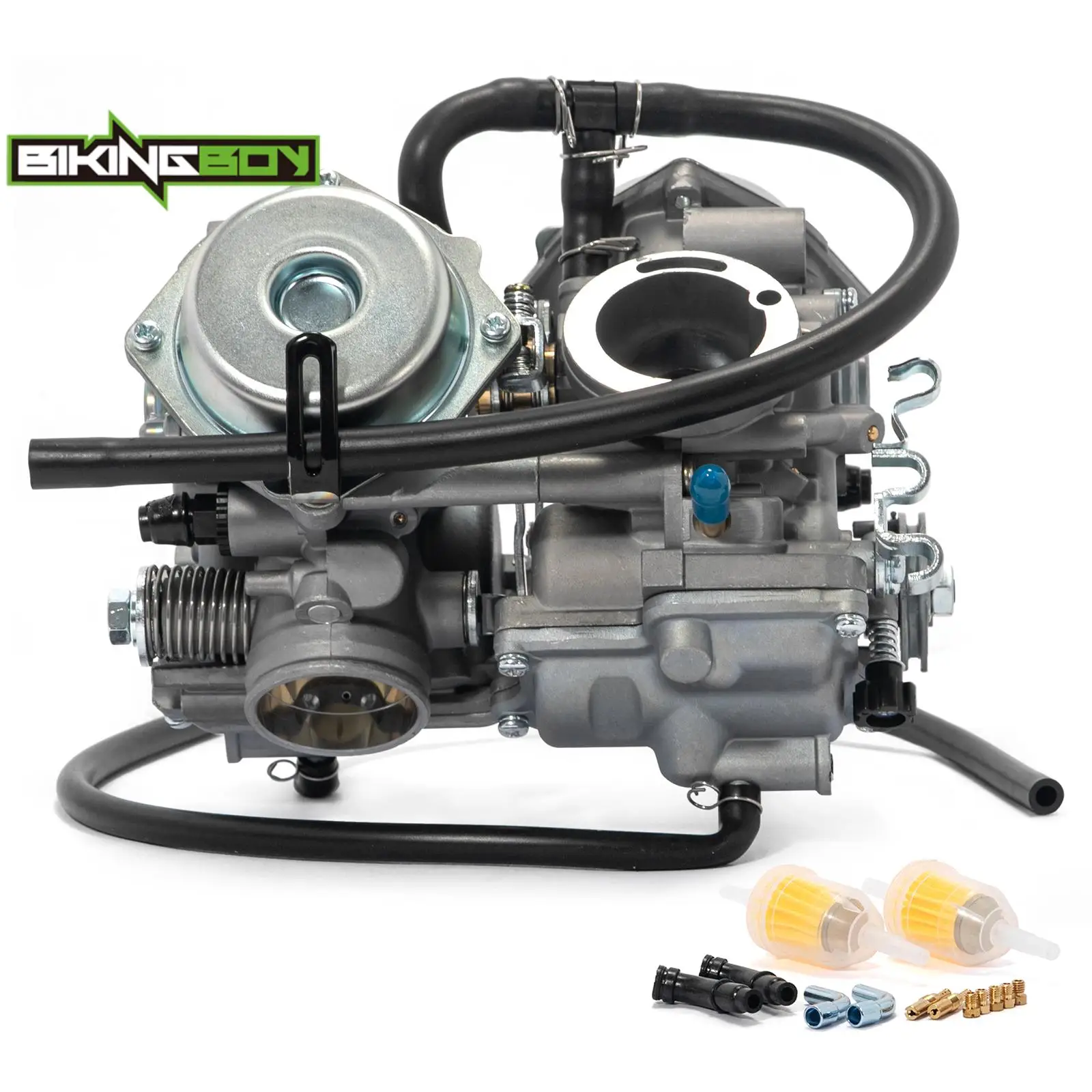Carburador BIKINGBOY para Shadow Spirit 1100 VT1100C / Negro 1998 1999 2000 01 02 03 04 05 06 07 16100-MAA-A00 16100-MAA-B01 B21