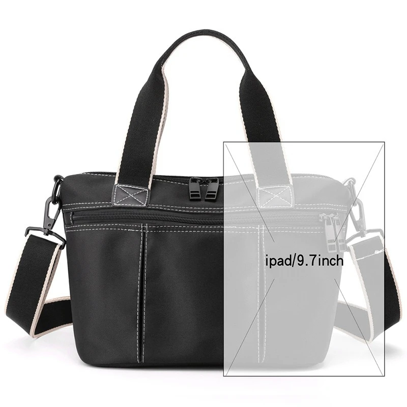 BYMONDY 2024 New Nylon Women Handbags Ladies Large Tote Bag High Quality Side Shoulder Bags Femininas Fashion Crossbody Packs