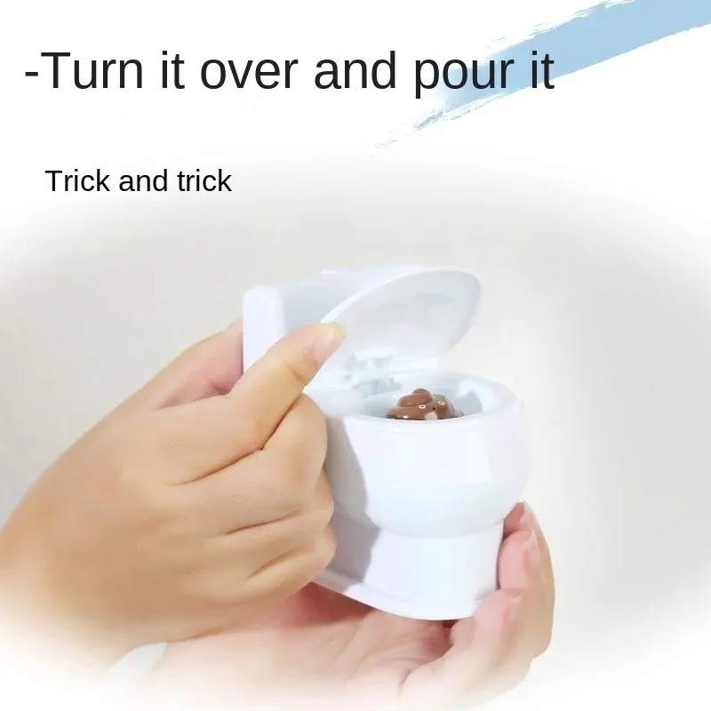 Trick Stress Release Toy Desktop Gift Best Gifts Closestool Joke Gag Toy Funny Prank Fools' Day Spray Water Toilet Toy