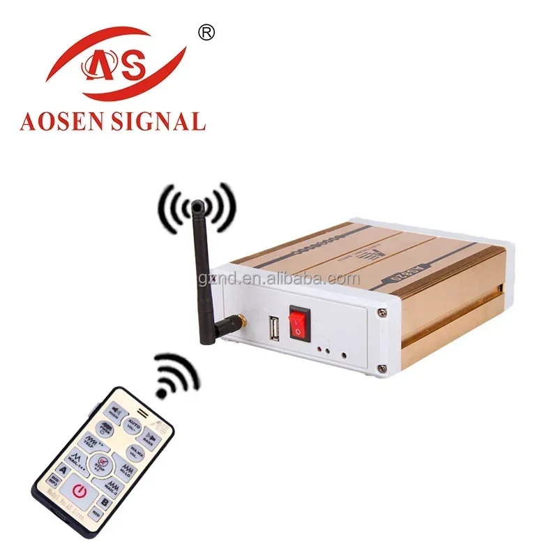 200W 400W 12V-24V Auto Ambulance Fire Truck Wireless Remote Control Alarm Hooter Speaker and Alarm Siren