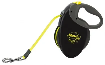 Flexi Automatic Leash Giant NEON Tape M 8m