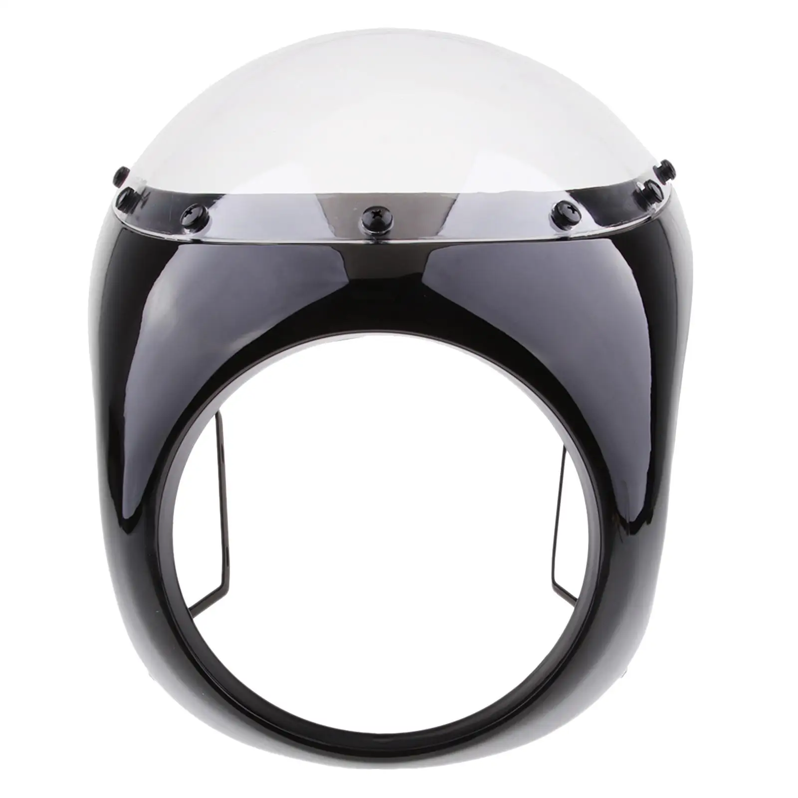 

Motorcycle Headlight Fairing Plastic Front Headlamp Cover Screen Protection for Universal