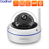 Gadinan 5MP Wifi IP Camera Dome Metal 3MP Wireless Outdoor Video Surveillance Security CCTV  Alarm Alert SD Card Slot iCSee APP