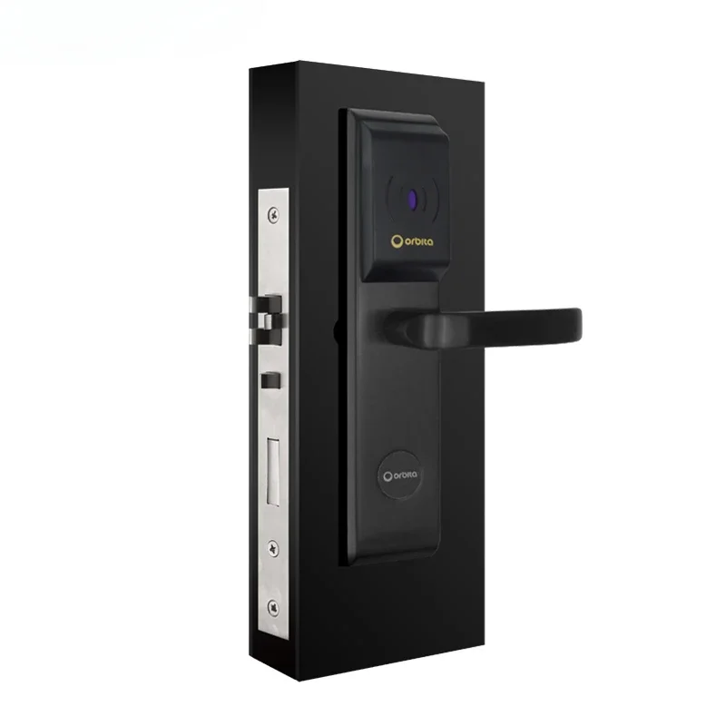 Orbita E3441 stainless steel computerized software control hotel door lock system with black color