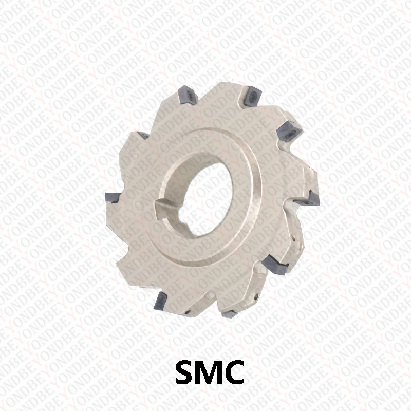 BEYOND SMP03 Inserted Three-Edge Milling Cutter CNC Indexable T Groove Facing Cutter MPHT 060304 SMD SMC Slotting Tool Head