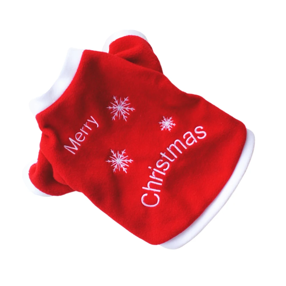 

Pet Clothes Hoodies Winter Sweatshirt Coats Jacket for Small Dogs Holiday Costume Christmas Snowflake Outfit