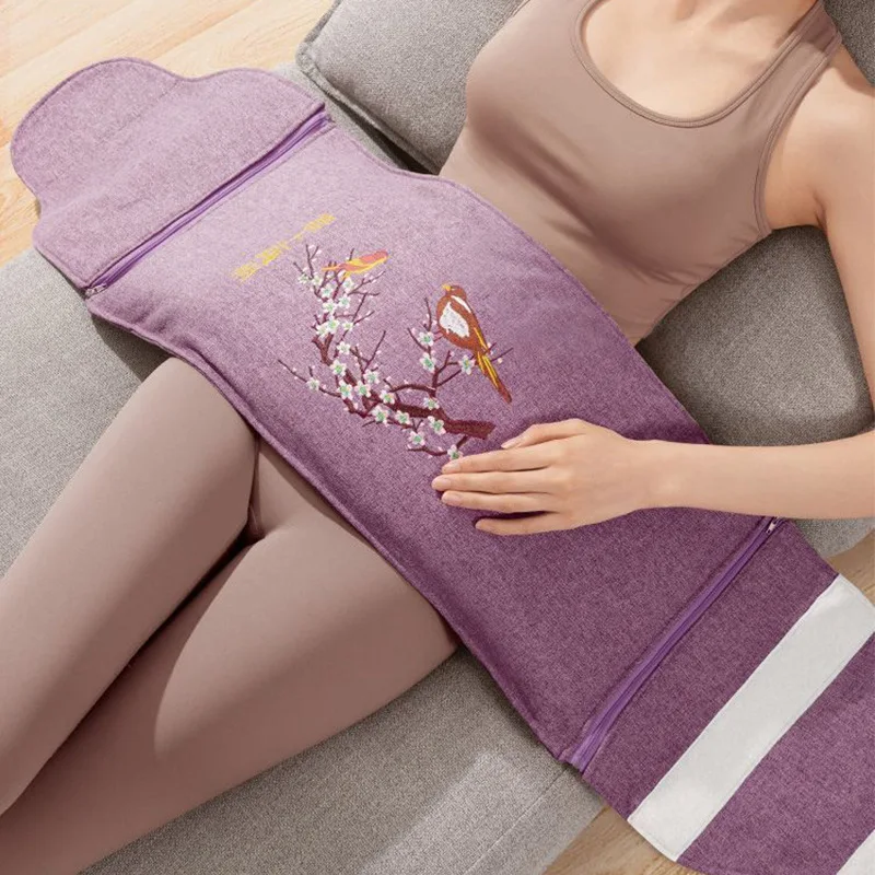 

Coarse salt waist protection Sea salt wormwood hot compress bag Electric heating Household palace warming waist electric heating