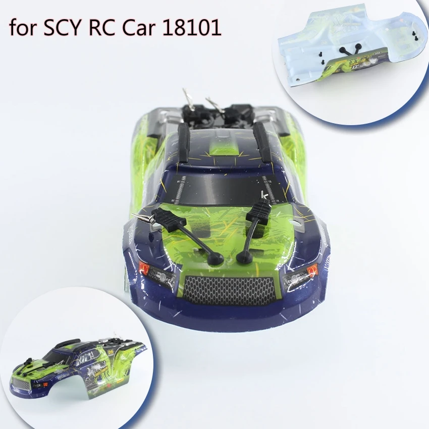 

For SCY RC Car 18101 Plastic 8065 Car Shell Assembly (Green) Toy Accessories