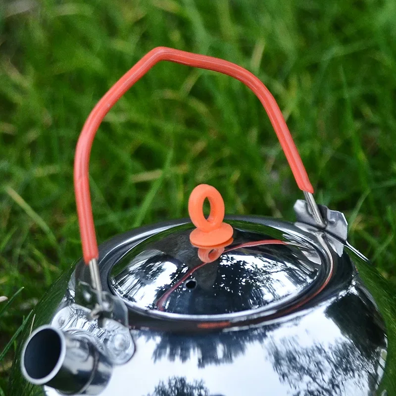 Mini hervidor de agua de acero inoxidable 304 para exteriores, olla de aislamiento portátil multifuncional de 0.6l para Camping, Picnic y montañismo