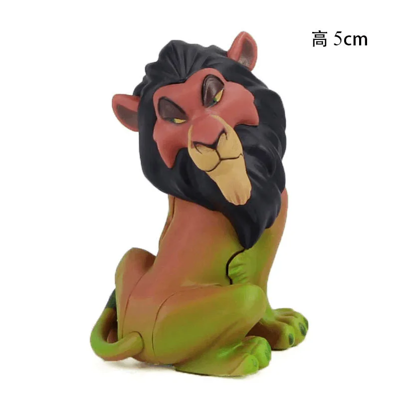 Disney Villains Action Figures Toys Lion King Scar Ursula Jafar Maleficent Red Heart Queen Anime Figure Dolls Collection