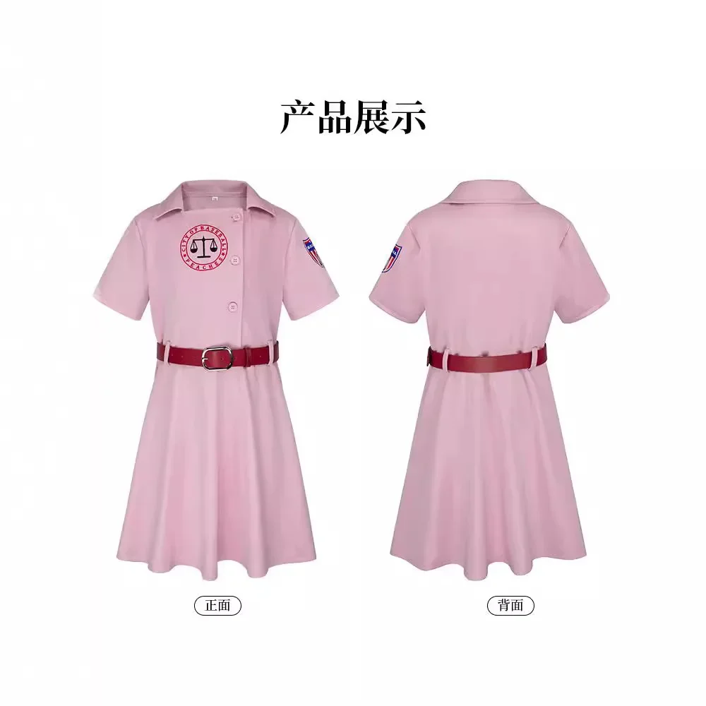 Rockford Peaches Movie AAGPBL Women\'s Baseball Dress Halloween Costume Cosplay