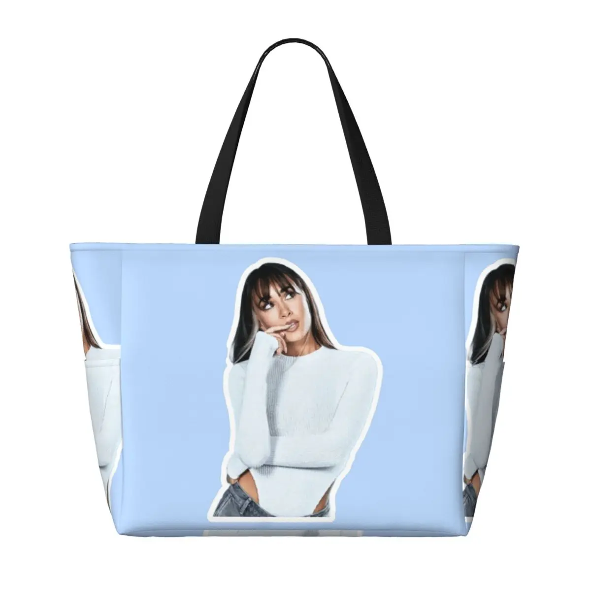 Aitana Ocana Singer Beach Tote Bag Sport Gym Yoga Duffle Large Tote Bag Women Travel Bag Fitness bag