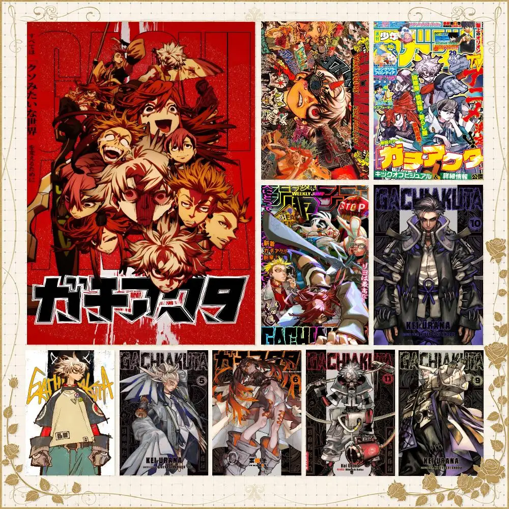 Manga G-Gachiakuta Urban Fantasy Poster Wall Art Bedroom Living Room Dorm Bar Cafe Gym Studio Home Decor Gifts