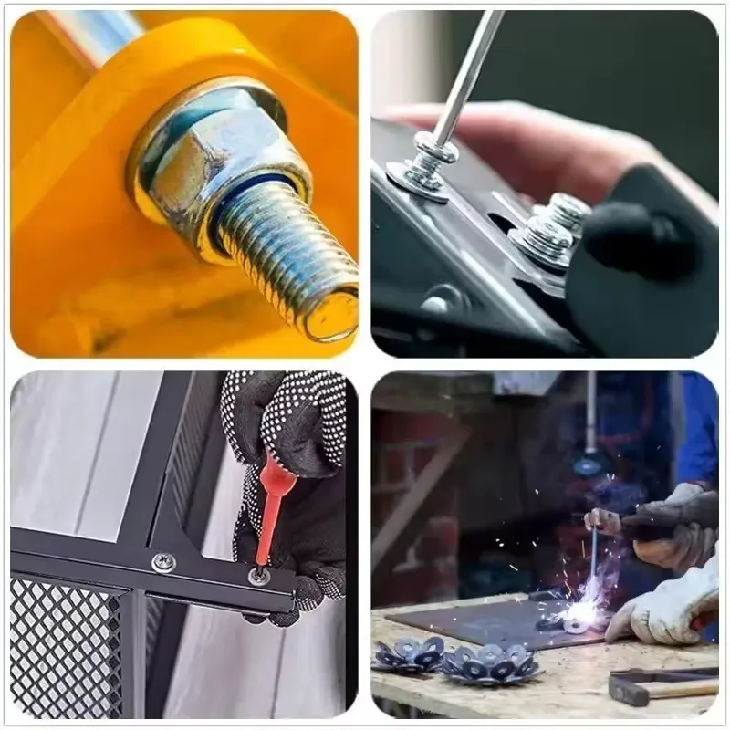 900pcs Boxed Flat Washer Set M2-M12 O-Type Flat Washers