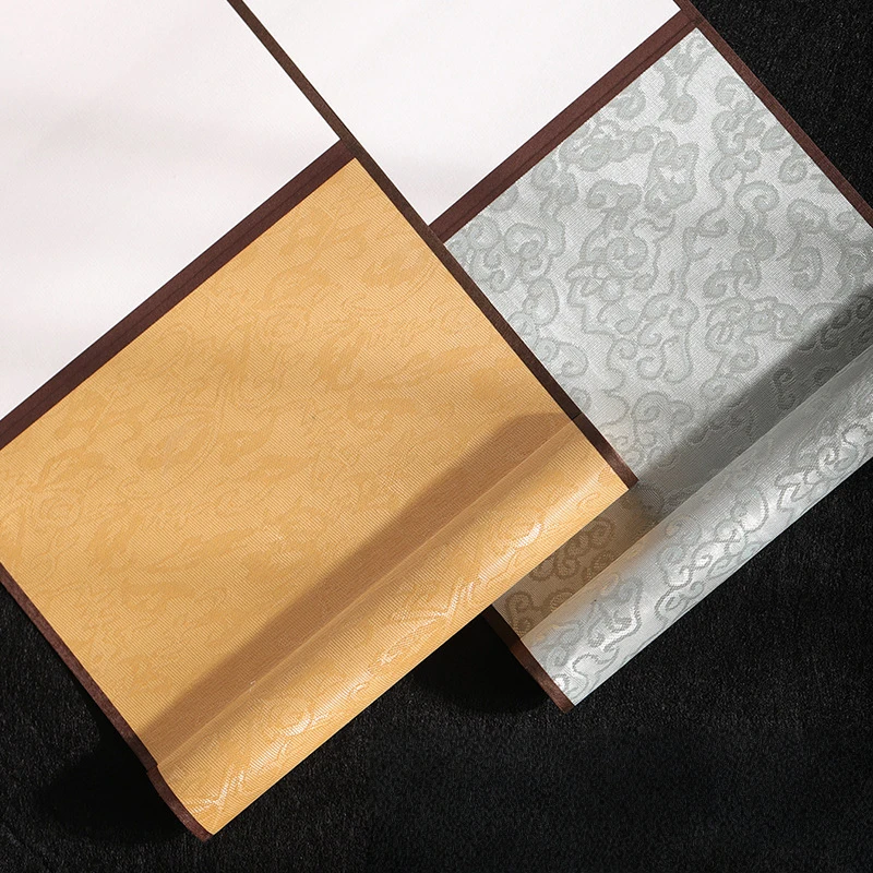 1 قطعة ورق الأرز المعلق الصغير التمرير فارغة الخام شوان ورقة اللوحة الكتابة الخط زن الروح النمط الصيني الخط ديكور #4