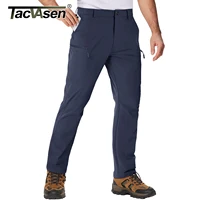TACVASEN, pantalones de senderismo ligeros impermeables, pantalones de trabajo de carga de secado rápido Ripstop para hombre, pantalones resistentes para senderismo al aire libre para hombre
