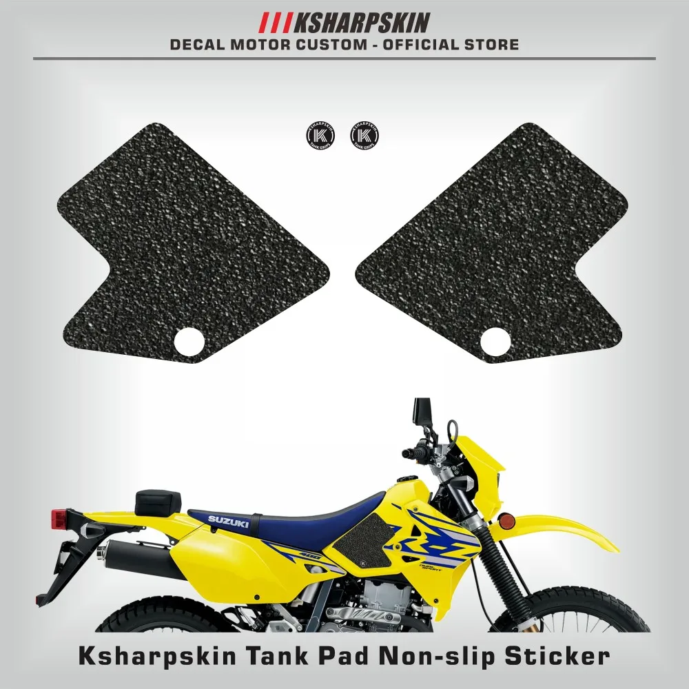 

Motorcycle protection pad tank grip fuel tank pad sticker gasoline knee traction side Non-slip decals for SUZUKI DR-Z 400S 400SM