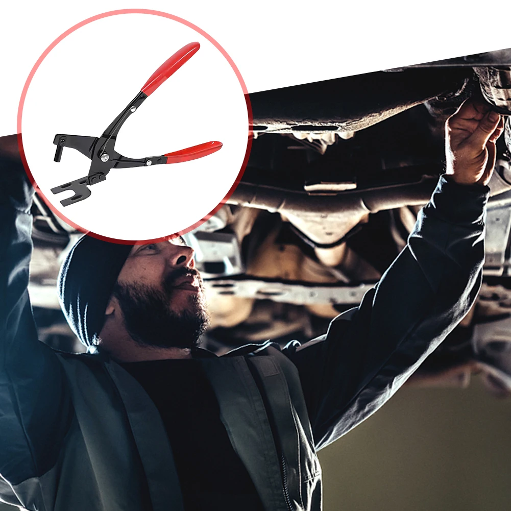 

Щипцы для снятия выхлопной вешалки, клещи для разделения выхлопных газов, инструмент для разборки автомобильной выхлопной вешалки для всех резиновых вешалок