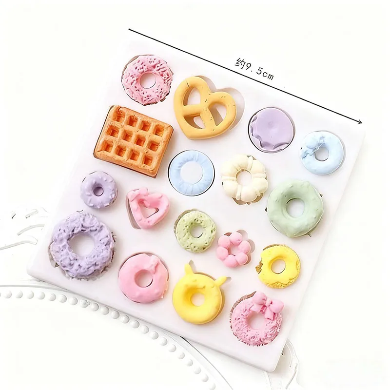 Cookie Fondant Mold For Baby Shower Comb Hat Mirror Donut Umbrella Slipper Cake Decorating Tools Cupcake Topper Candy Chocolate
