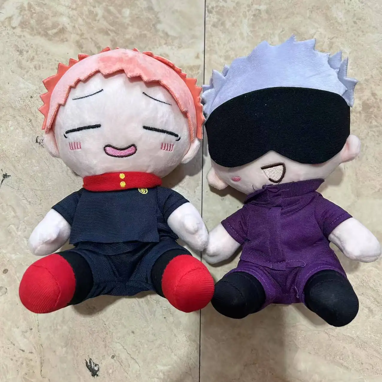 23CM Anime Jujutsu Kaisen Gojo Satoru Fushiguro Megumi Figures Q Version kawaii Model Dolls plush toy ornament Gifts