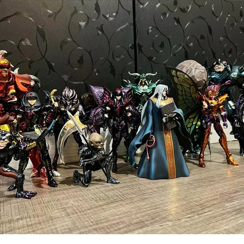 Saintseiyaレジンナイトのzodiacフィギュア、myth Clothex、gk gem、rock、hades軍隊、108スペクター、アンダーワールド、マントル、27cm