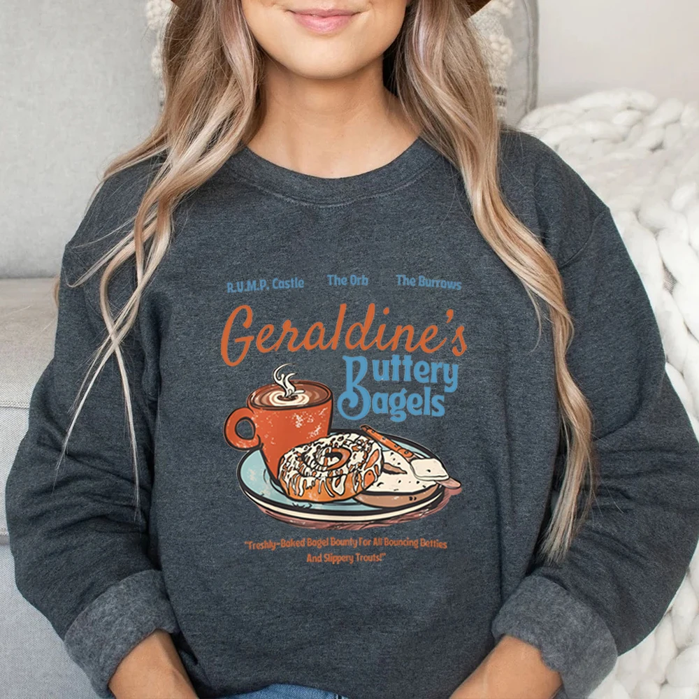 Geraldine\'s Buttery Bagels Sweatshirt Zodiac Academy Shirt Grus Bakery Almighty Sovereign Society ASS Club Bookish Sweatshirts