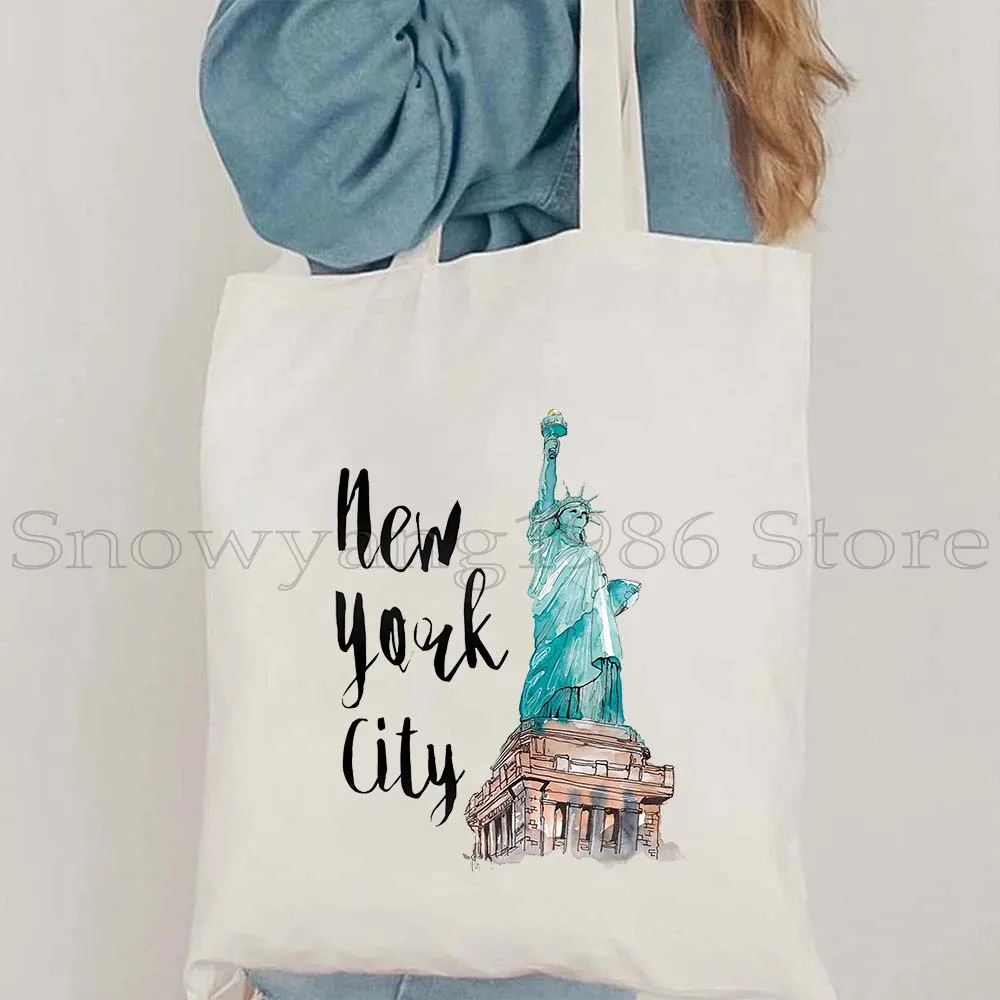 Taj Mahal Egypt Rome San Francisco Milan Moscow Netherlands New York Paris Tote Bag Berlin London Parthenon Los Angels Handbag