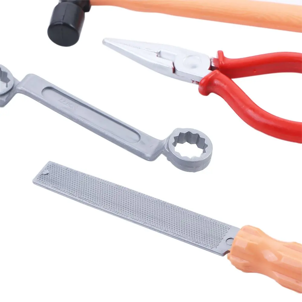 Veilige multifunctionele plastic schroevendraaier Kinderspeelgoed Simulatie Reparatiegereedschap Set Kinderen Onderhoudsgereedschap Fantasiespel Speelgoed