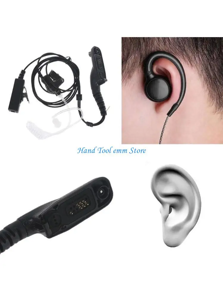 

H37F 1.5m /59.06inch Earpiece for X-PR 6350 6550 Walkie Talkie Headset