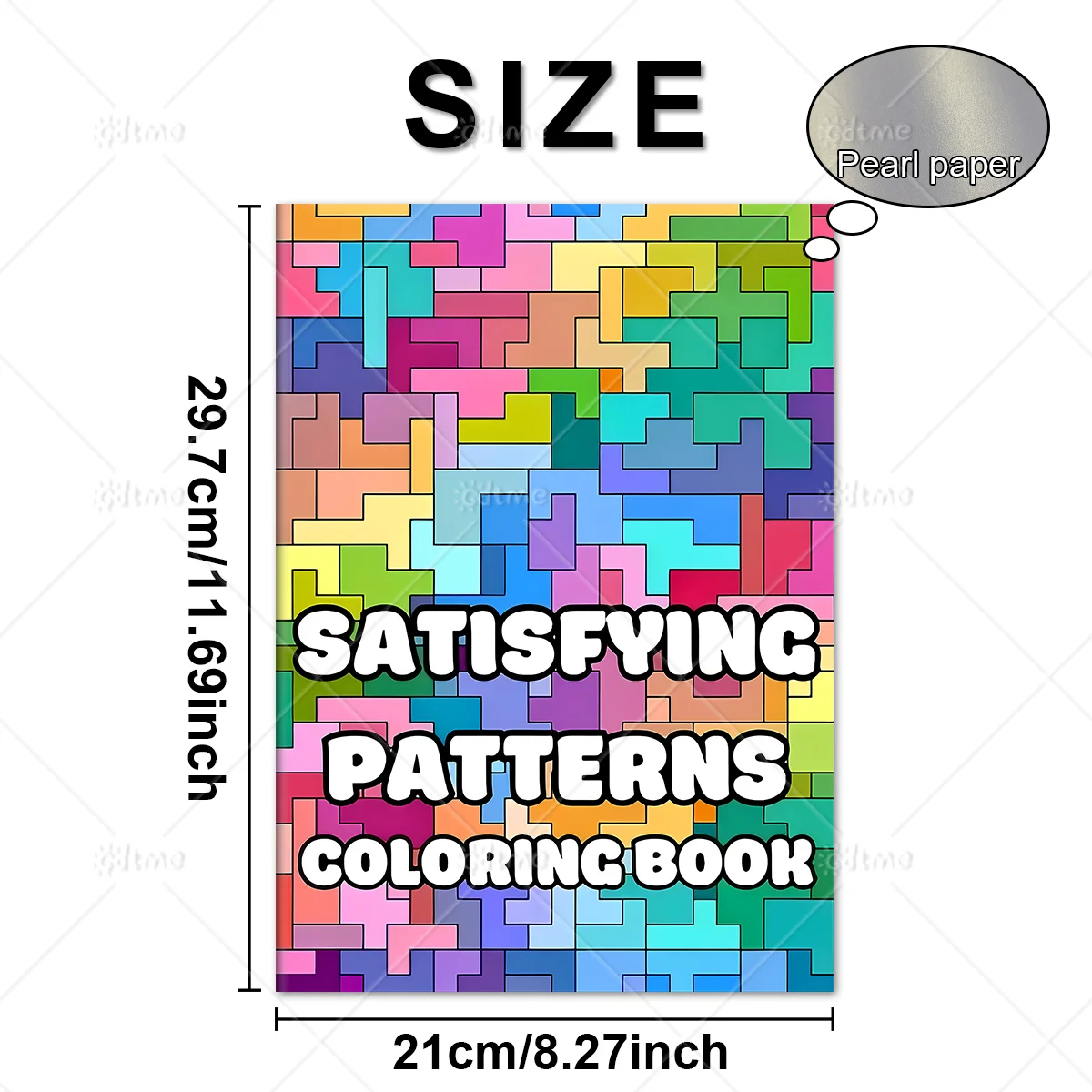 SATISFYING PATTERNS Coloring Book, Geometric Art Therapy For Adults Relaxation, Easy & Satisfying Designs For Mindful Meditatio
