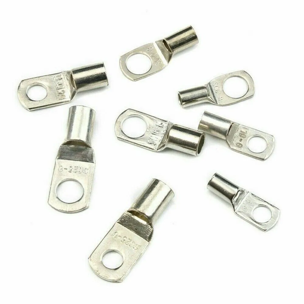 70Pcs Copper Tube Terminals Battery Welding Cable Lug Ring Crimp Connector Kit Moisture Sealed Reliable Performance