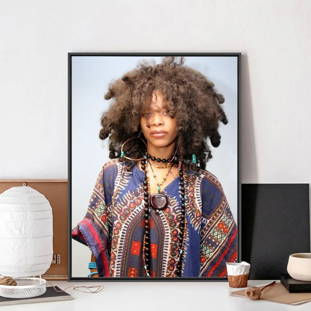 Erykah badu plakat klub Kraft papier Vintage sztuka plakat na ścianę do wystrój salonu malowanie naklejek do gabinetu sypialni