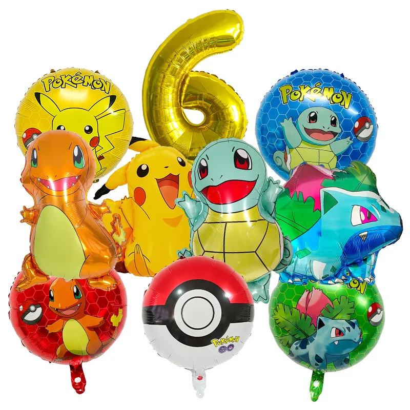 Reuze Pokémon thema folie ballonnen verjaardagsparty decoratie voor kinderfeestjes cadeautjes fotobooth babyshower ballon
