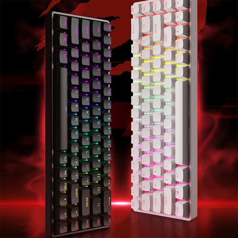 Mad Fire68 Ultra Limited Edition Esports 자기 축 키보드 게임 특정 낮은 대기 시간고품질 풀 키 핫 플러그