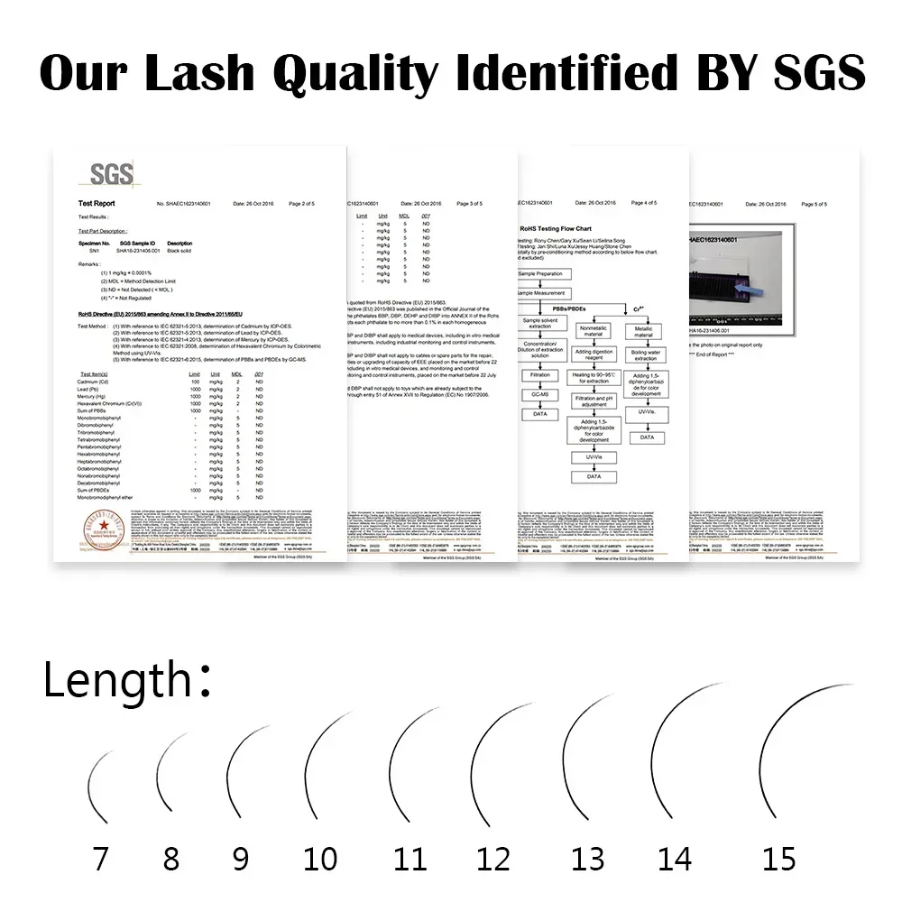 Extensions de cils incurvées en C et D, faux-cils individuels, doux et confortables, 16 rangées, 6 boîtes