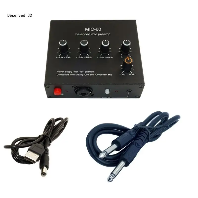 Balanced Dynamic Microphone Amplifier for Clear Sound Sensitivity Recording