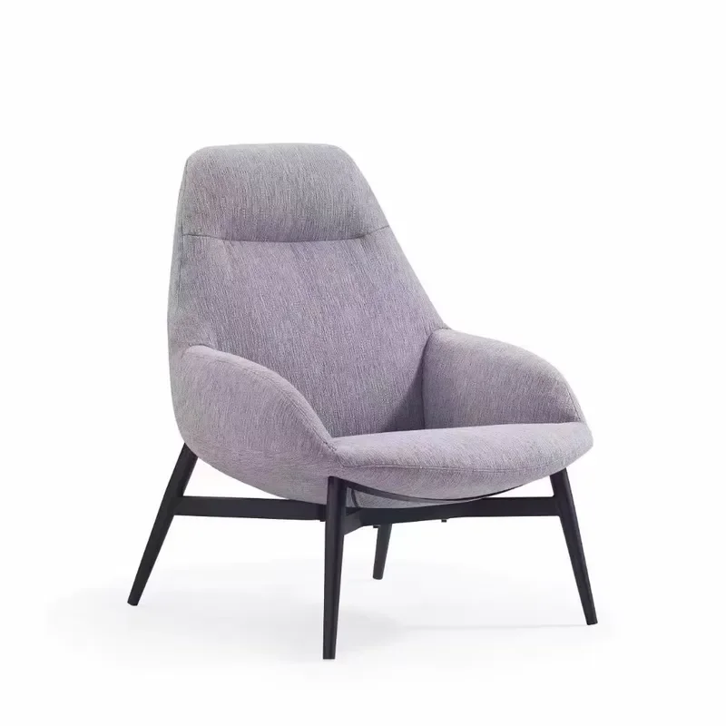 Modern Deluxe Lounge Chair for Living Room Bedroom Hotel Home Accent Seating Comfortable Upholstered Armchair Furniture Decor