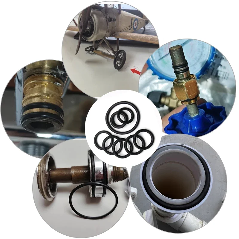 10/50 قطعة أسود NBR يا خاتم CS 3 مللي متر OD 9 ~ 210 مللي متر حلقة لإحكام الإغلاق طوقا غسالة لسيارة تكييف الهواء صنبور الضغط السباكة إصلاح