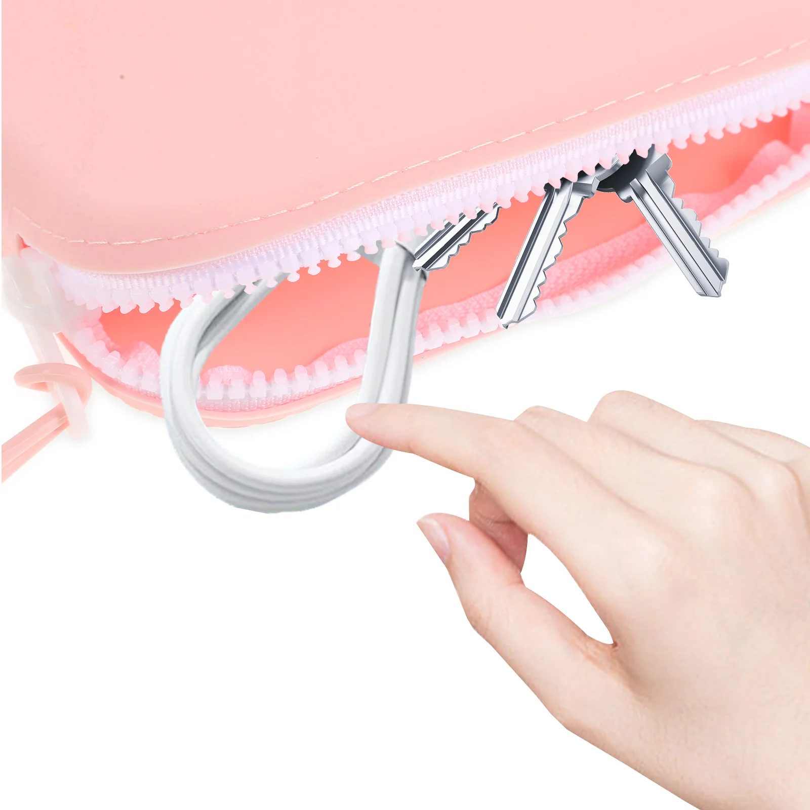 

Waterproof Storage Pouch Dustproof Portable Travel For Earbuds Keys Cables Small Items Organizer Durable Minimalist Design