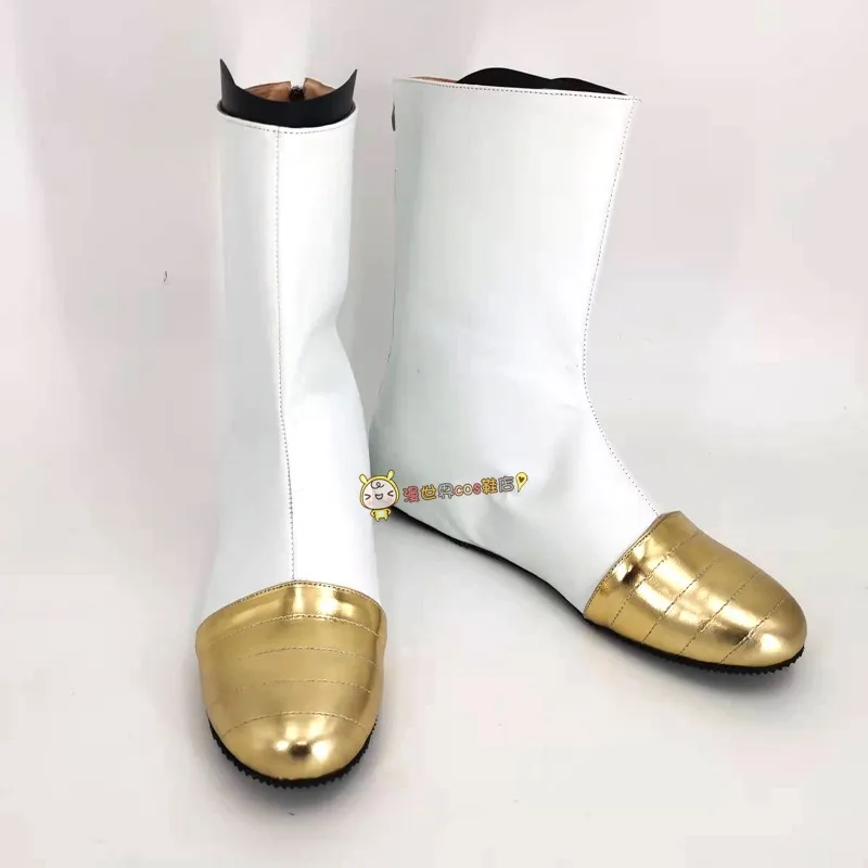 Anime Son Gohan Great Saiyaman Cosplay Shoes Boots Halloween Party Christmas White Shoes Custom Made