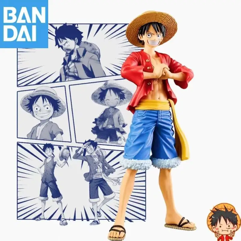 BANDAI Original ONE PIECE DXF-THE GRANDLINE SERIES-SPECIAL Collection PVC Monkey D. Ruffy Anime Action Figure Modell Puppe Geschenk